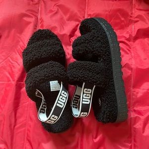 Ugg Oh Fluffita slides size 10